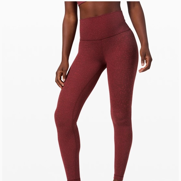 Lululemon Align Pant 28” * City Camo Chianti Multi - Picture 3 of 5